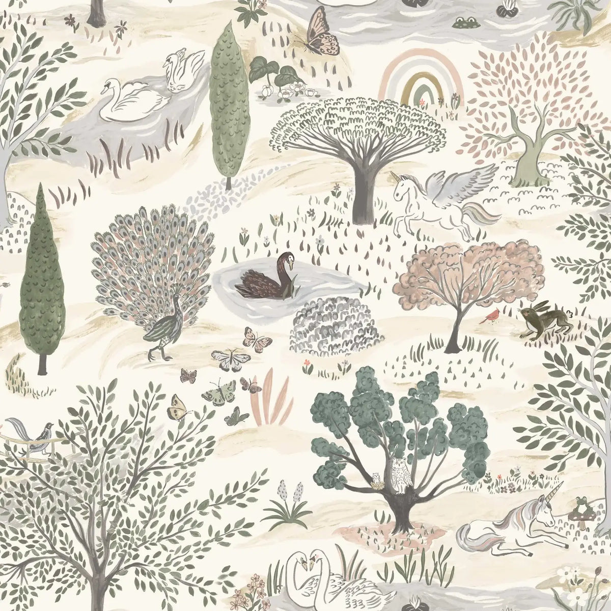 Into The Forest Peel & Stick Wallpaper