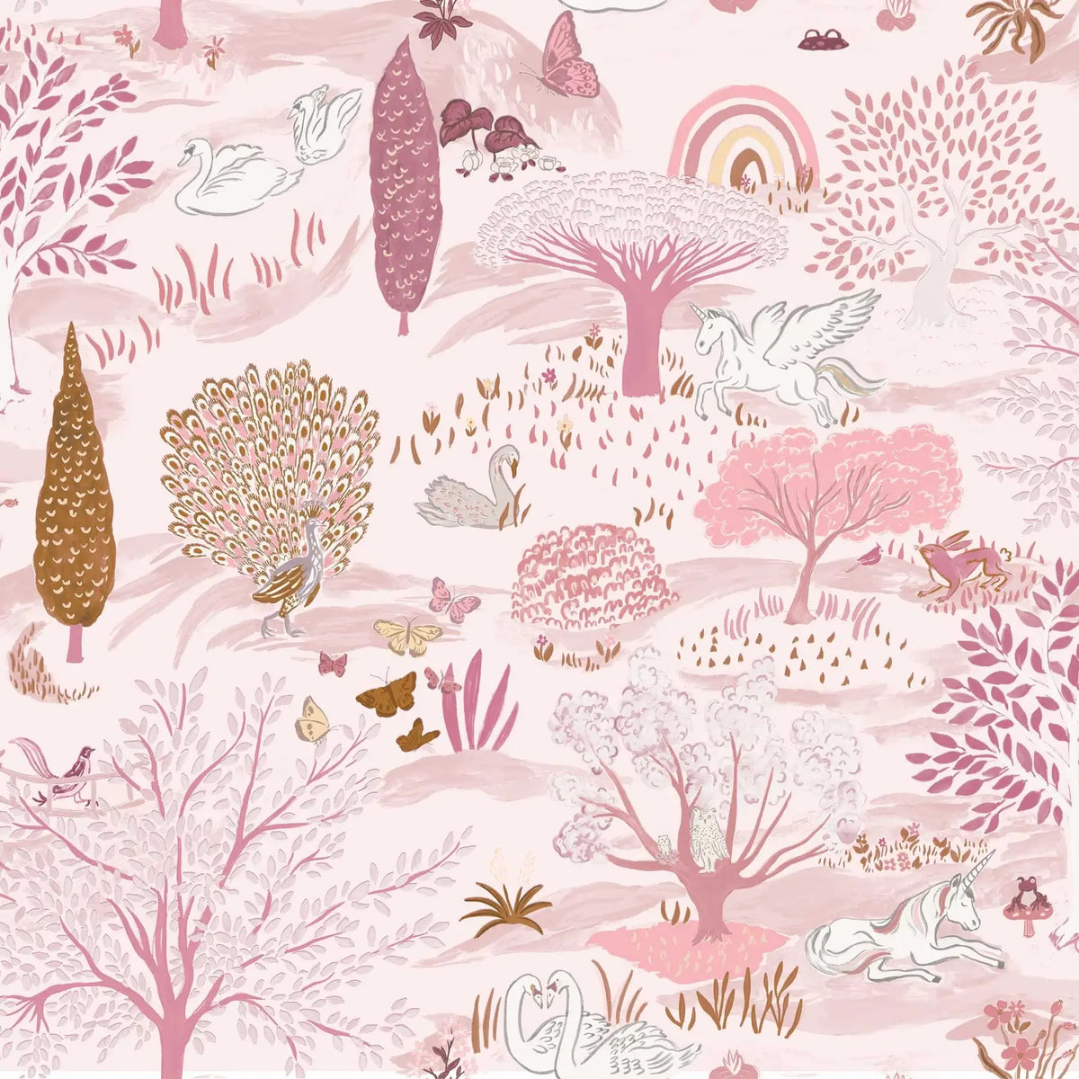 Into The Forest Peel & Stick Wallpaper