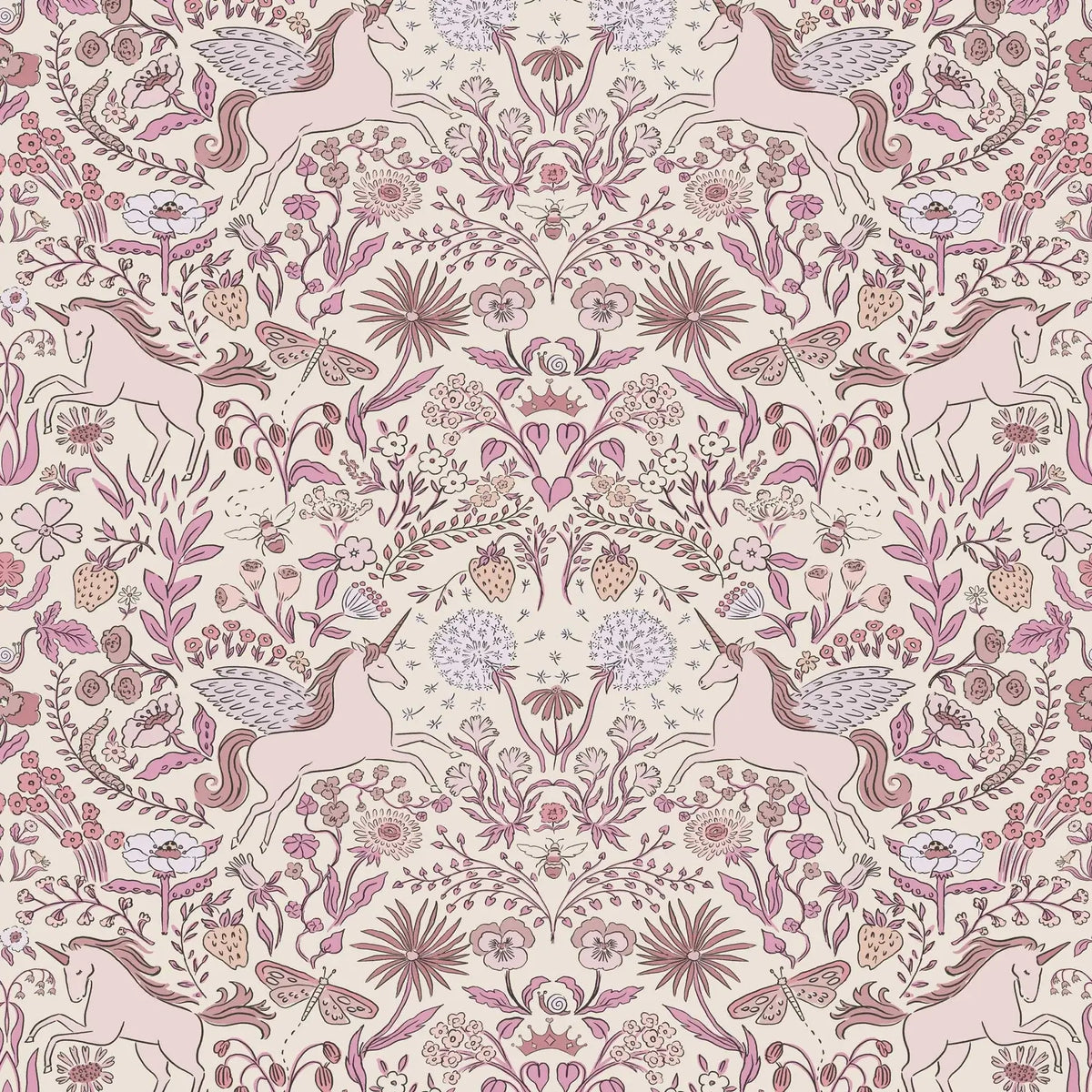 Unicorn Garden Peel & Stick Wallpaper