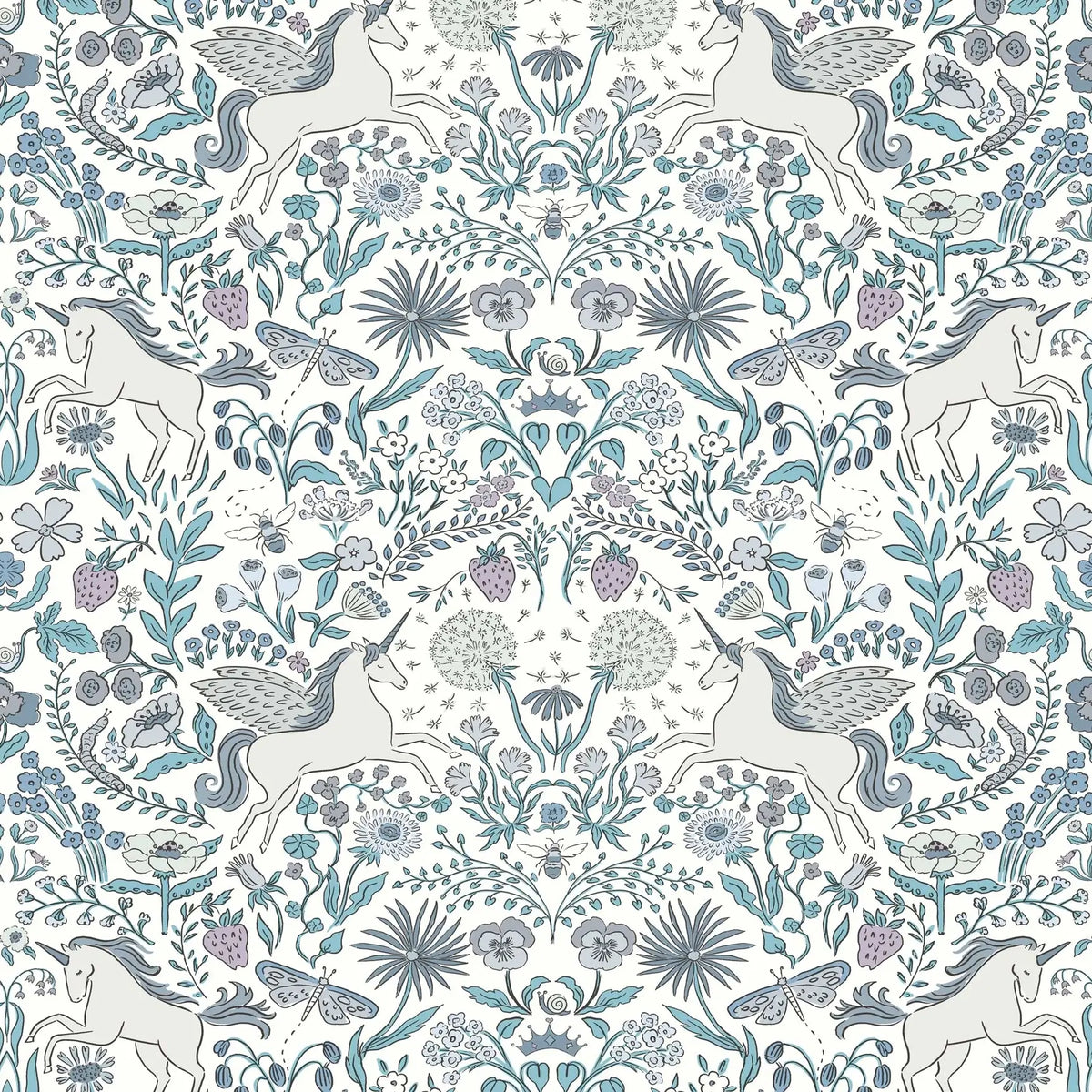 Unicorn Garden Peel & Stick Wallpaper
