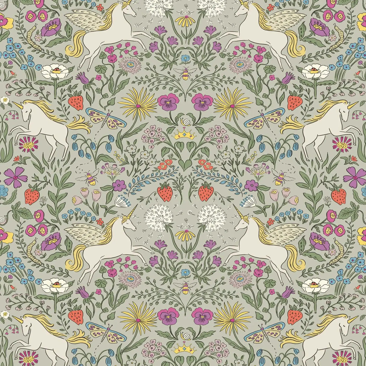 Unicorn Garden Peel & Stick Wallpaper