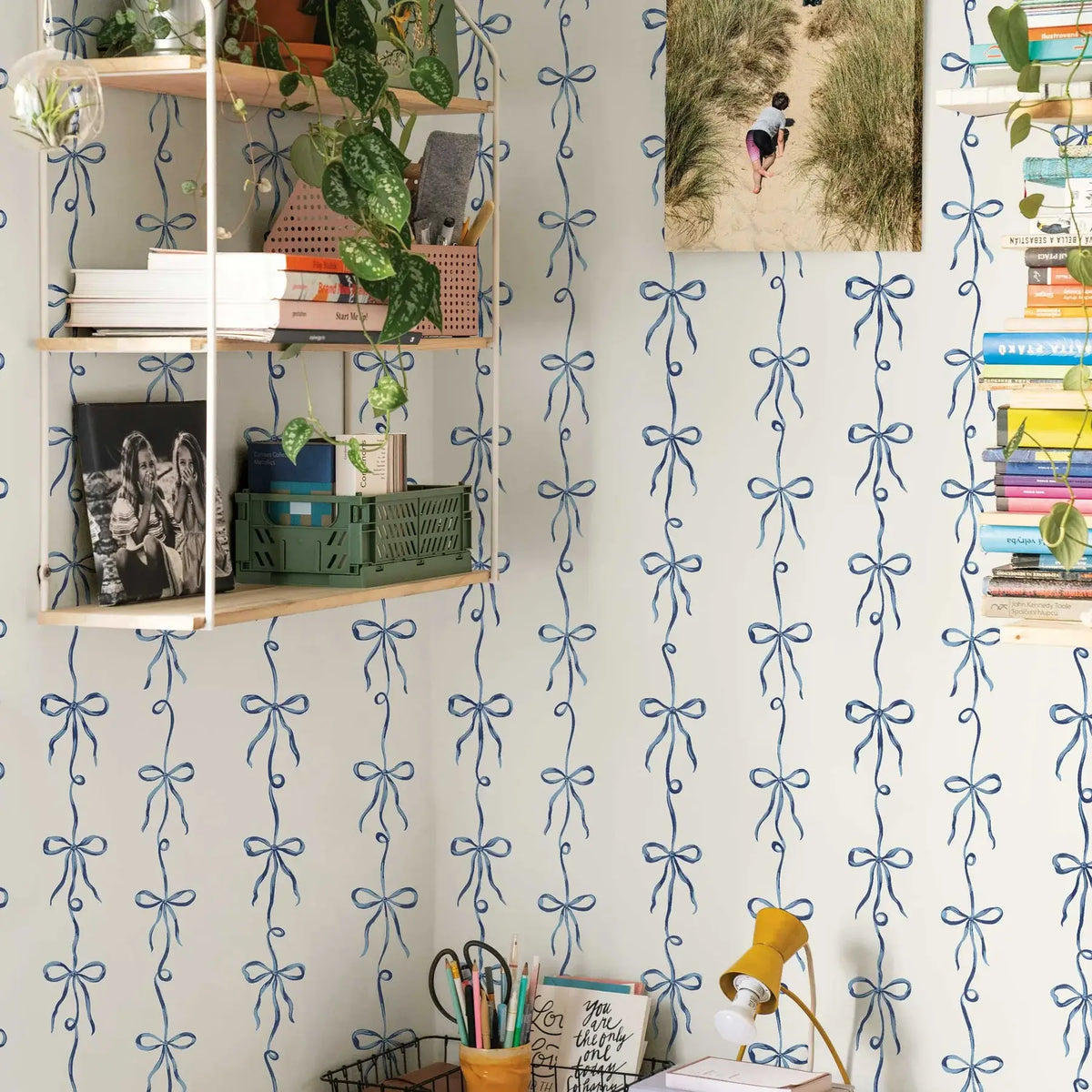 Sweet Bow Ties Peel & Stick Wallpaper