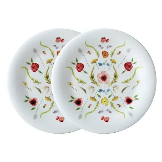 Scandinavian Floral 8" Salad Plate Set