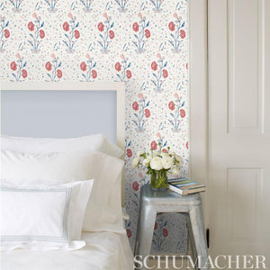 Schumacher Khilana Floral Wallpaper