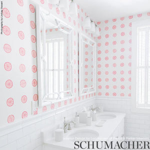 Schumacher Lemonade Wallpaper