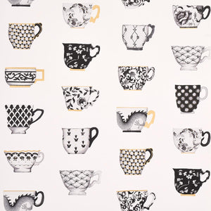 Schumacher Onie's Teacups Wallpaper