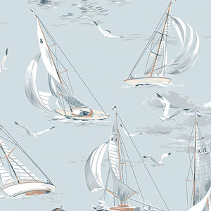 Schumacher Sailboats Wallpaper