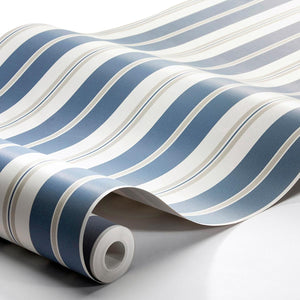 Schumacher Sandhamn Stripe Wallpaper
