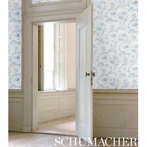 Schumacher Toile De Fleurs Wallpaper