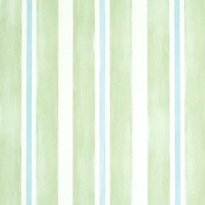 Schumacher Watercolor Stripe Wallpaper