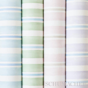 Schumacher Watercolor Stripe Wallpaper
