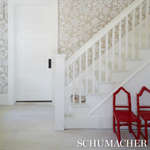Schumacher Woodland Silhouette Sisal Wallpaper