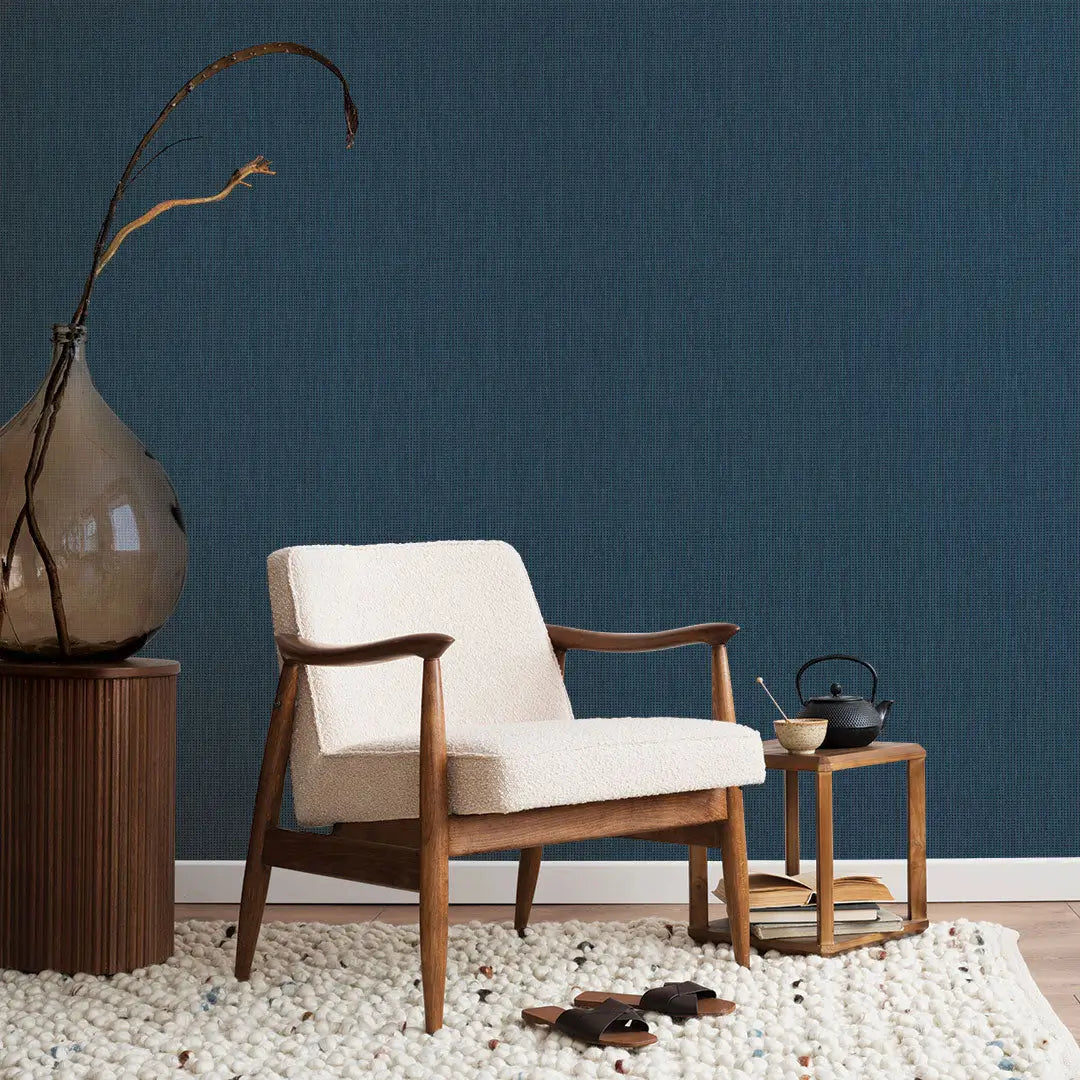 Faux Textured Rattan Peel & Stick Wallpaper