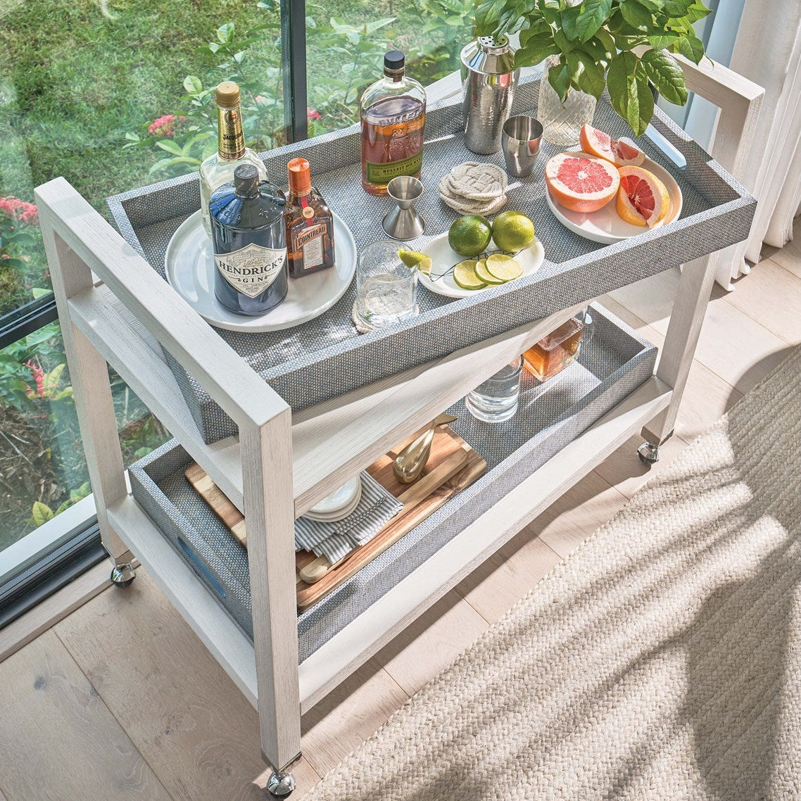 Weekender Coastal Living Home Collection Jupiter Bar Cart