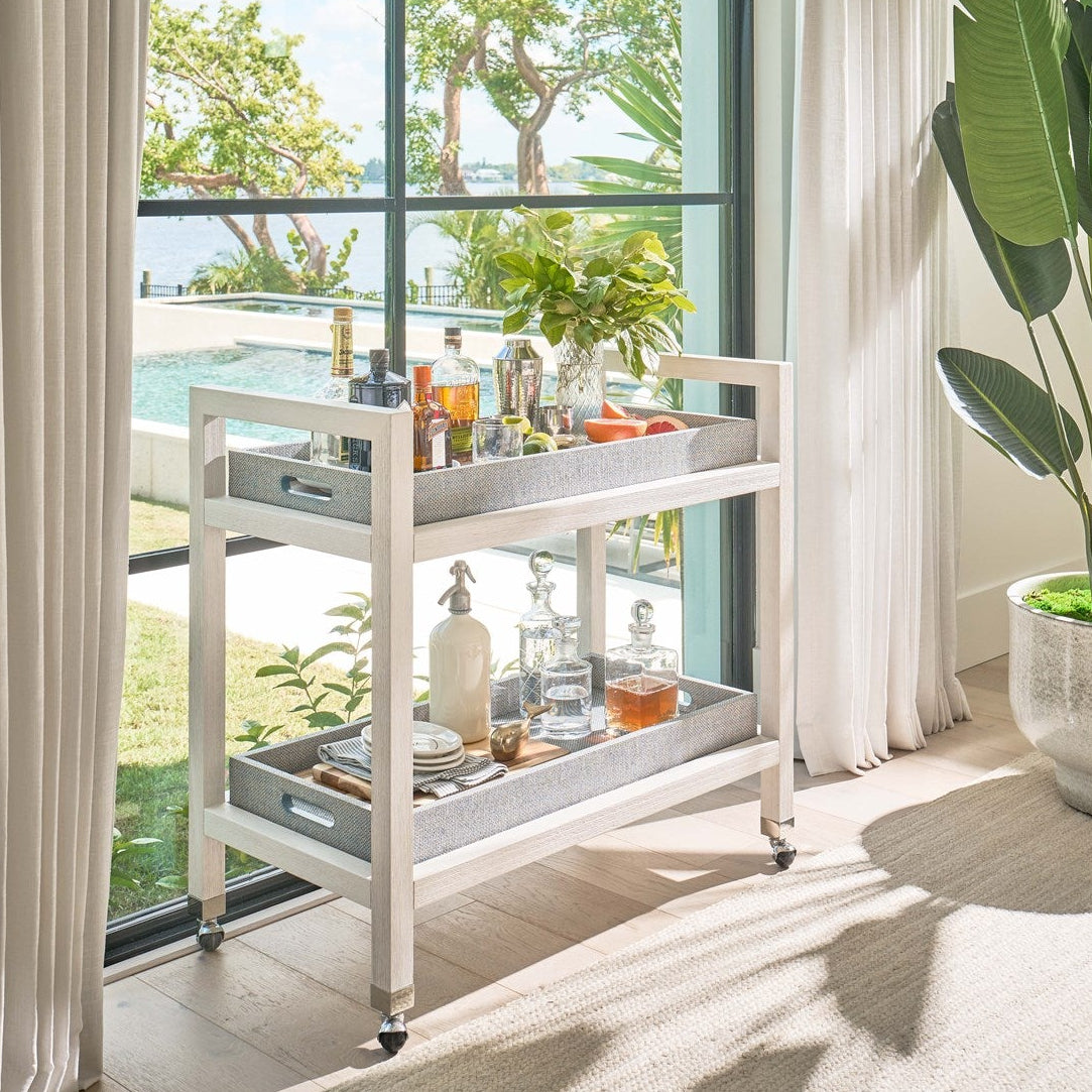Weekender Coastal Living Home Collection Jupiter Bar Cart