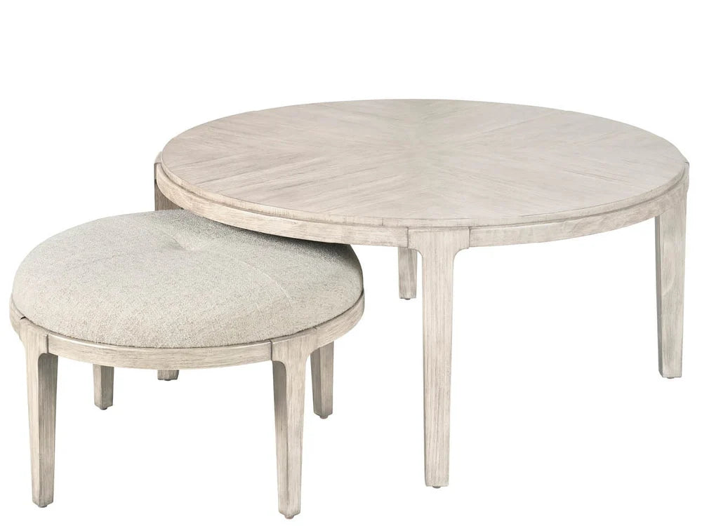Dwell River Rock Bunching Ottoman