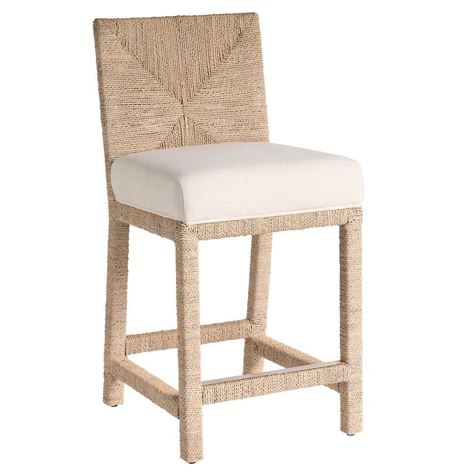 Oasis- Coastal Living Home Collection Abaca Counter Chair