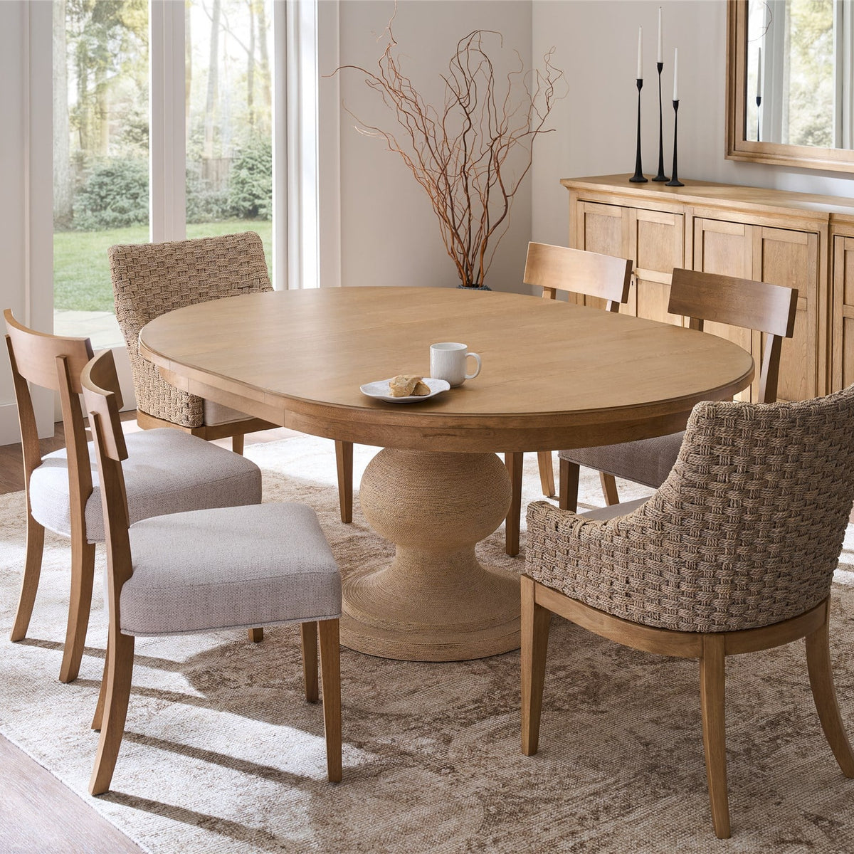 Birchaven Brindle Wrapped Dining Table
