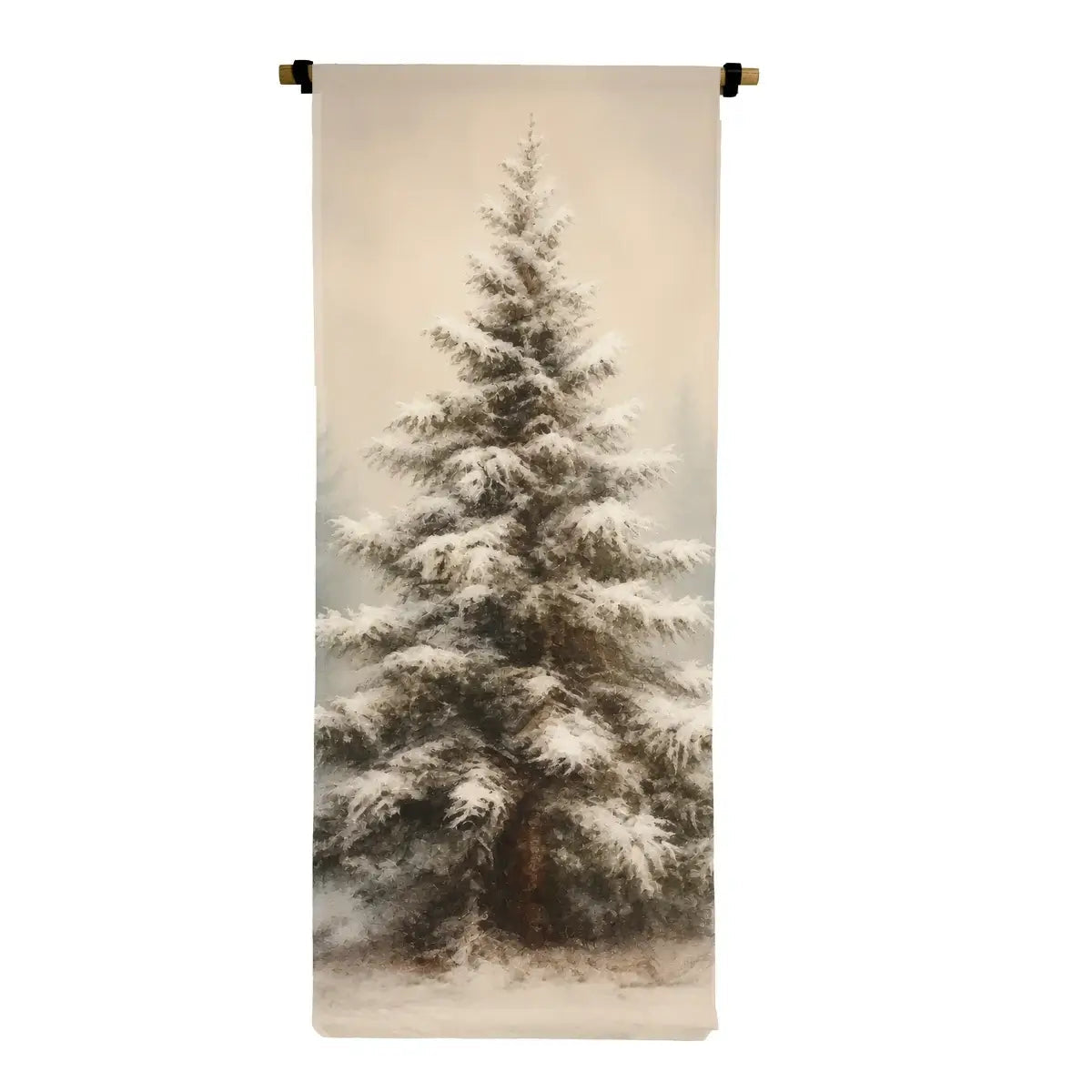 Vintage Christmas Tree Scroll