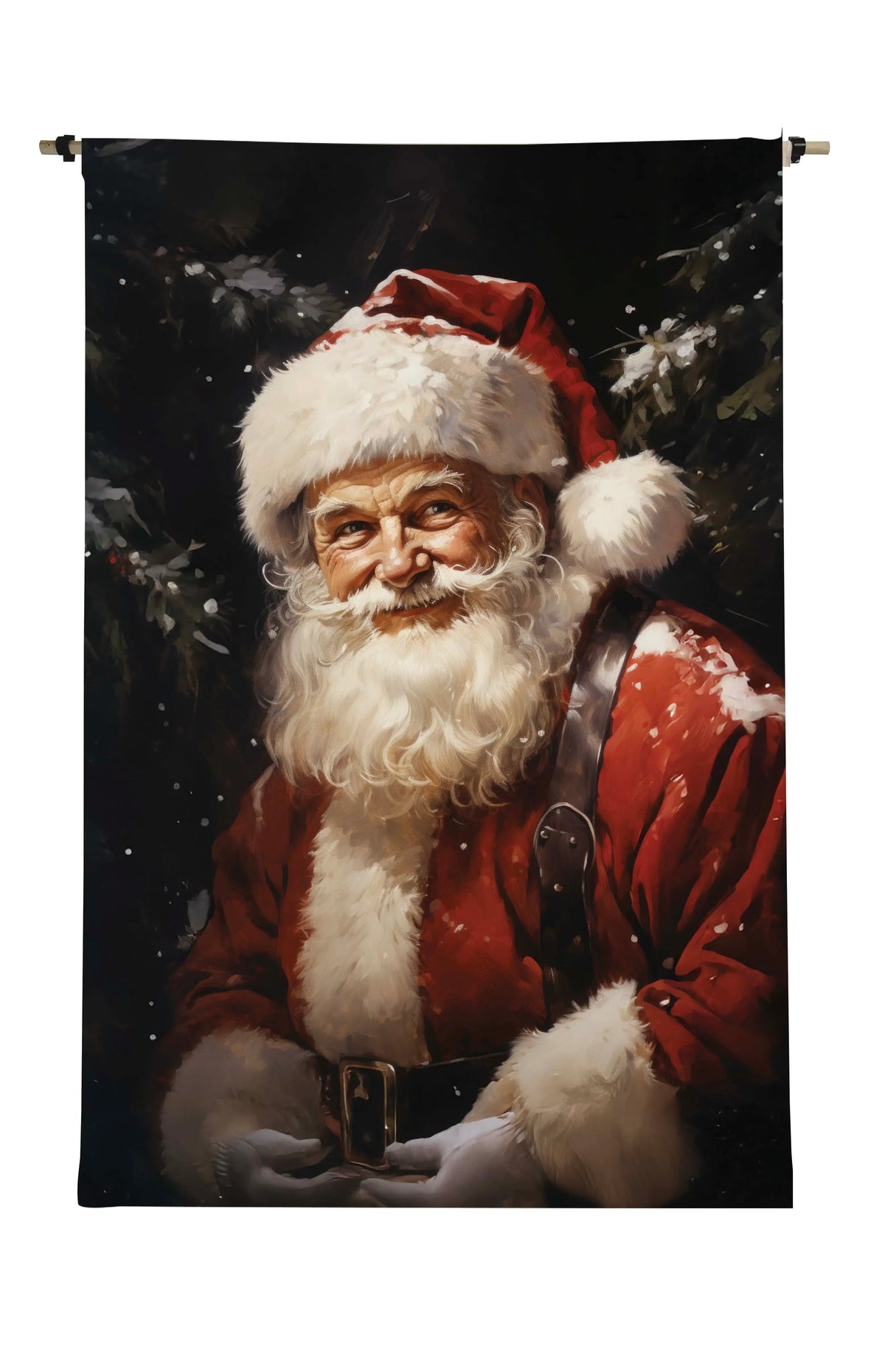 Vintage Santa One Scroll