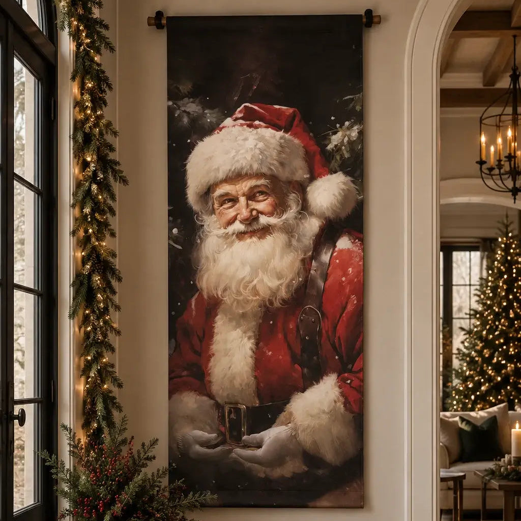 Vintage Santa One Scroll