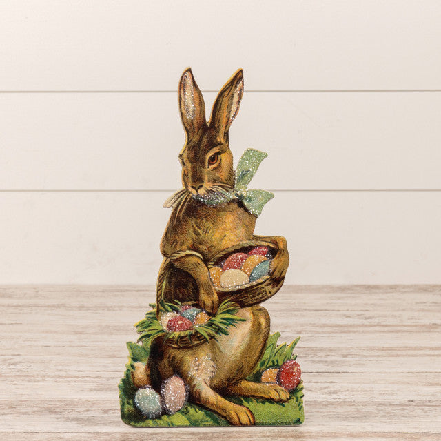 Vintage Reproduction Easter Bunny Board Stand
