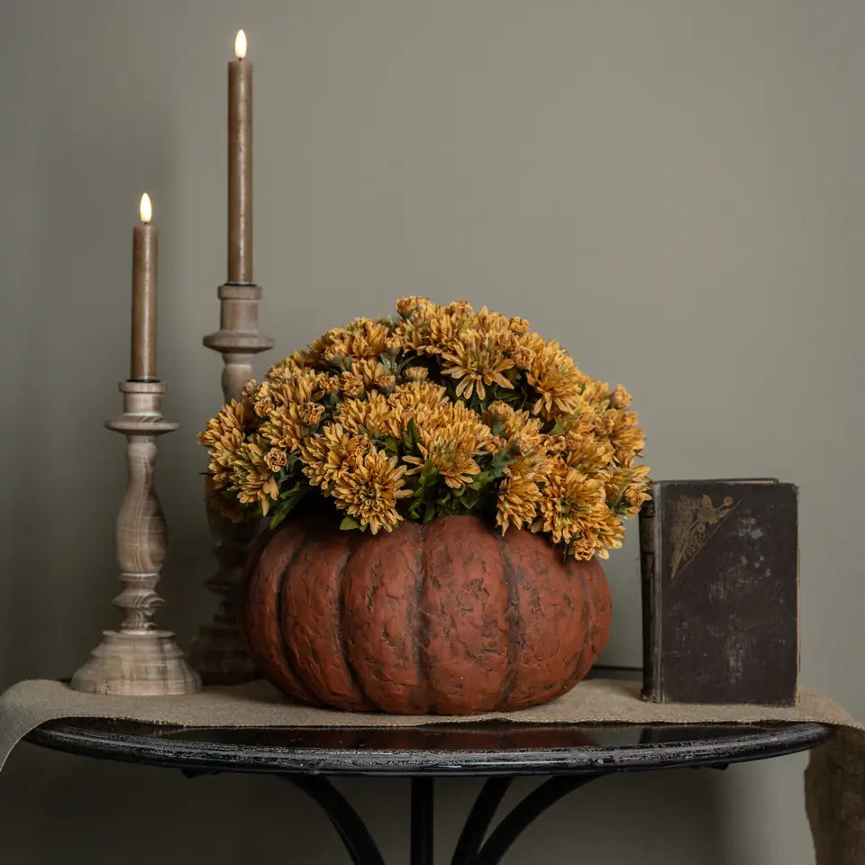 Orange Pumpkin Planter
