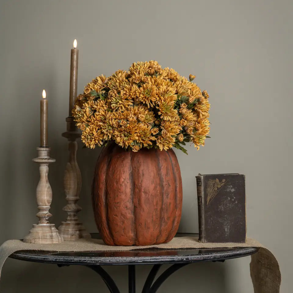 Orange Pumpkin Planter