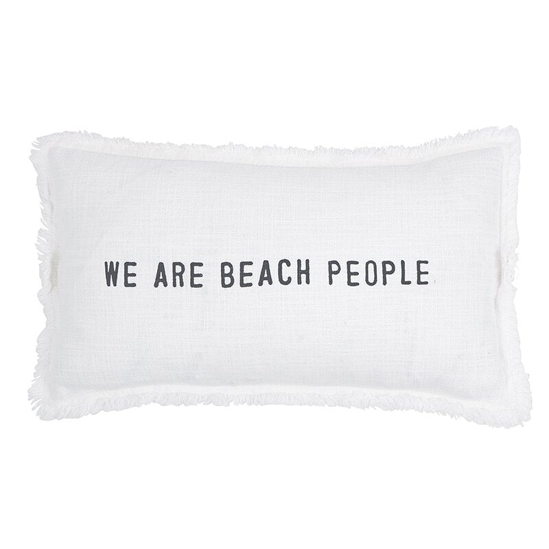 We Are Beach People Sofa Pillow