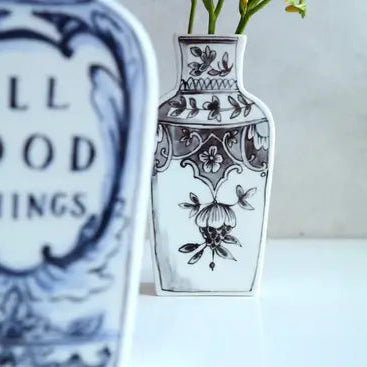 Well Versed Gray Vase