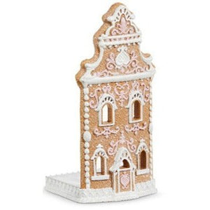 White Iced Gingerbread Houses