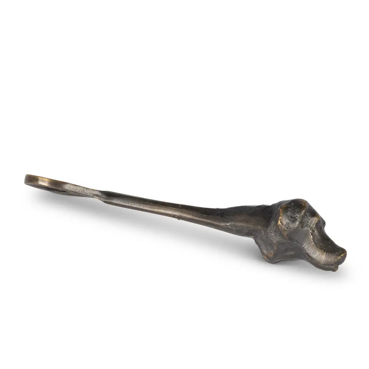 Blackened Brass Dog Bottle Opener