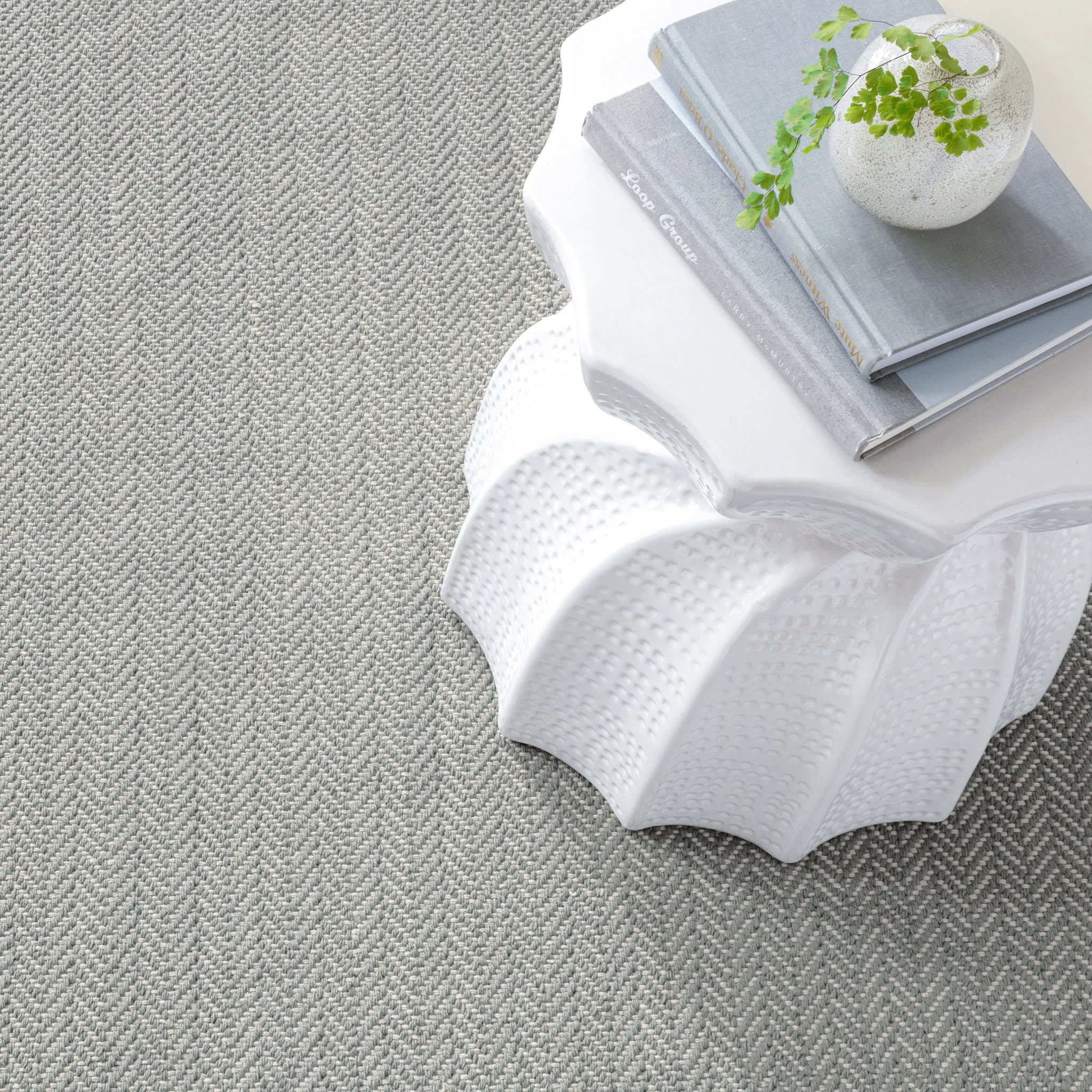Dash & Albert Herringbone Woven Cotton Rug