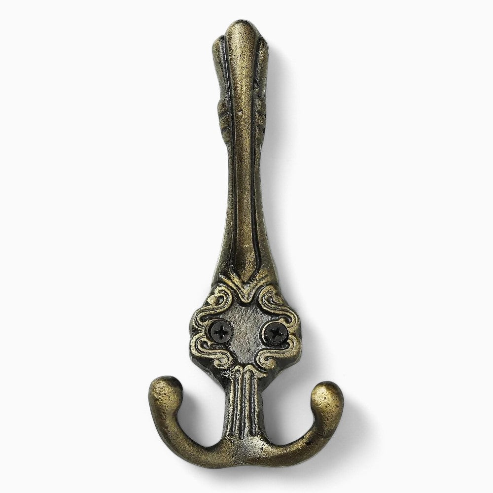 Antiqued Bronze Filigree Wall Hook