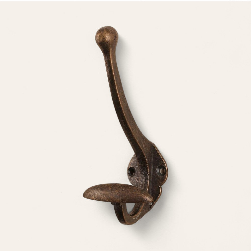 Antiqued Bronze Iron Wall Hook