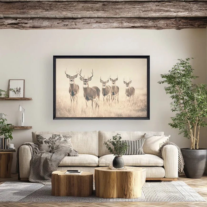 Vintage Antler Art Print