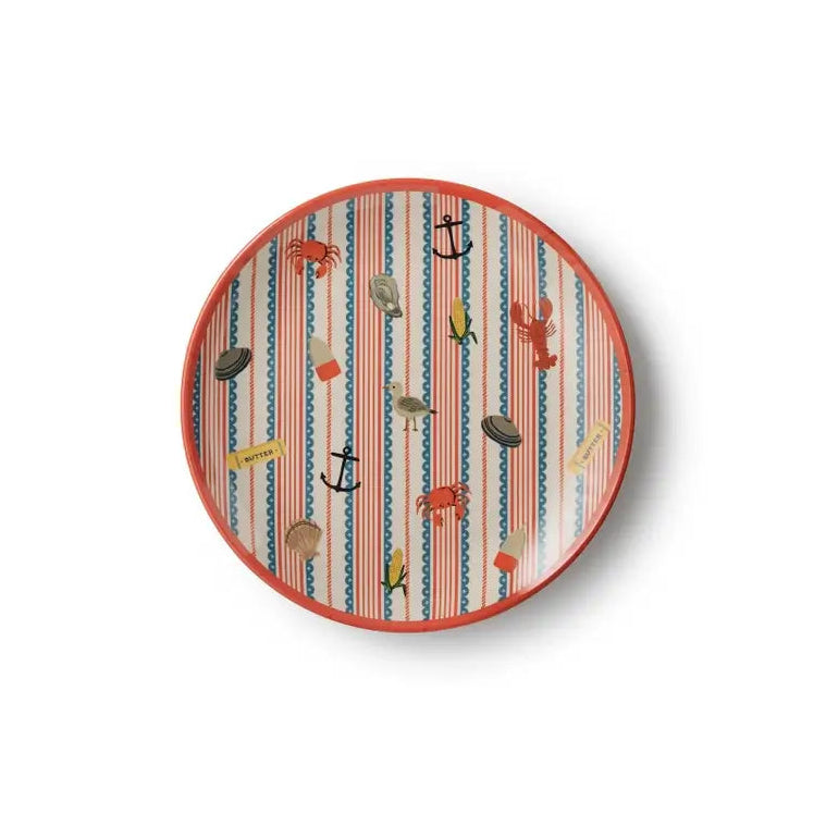 Rifle Paper Co. Seaside Melamine Dessert Plate Set