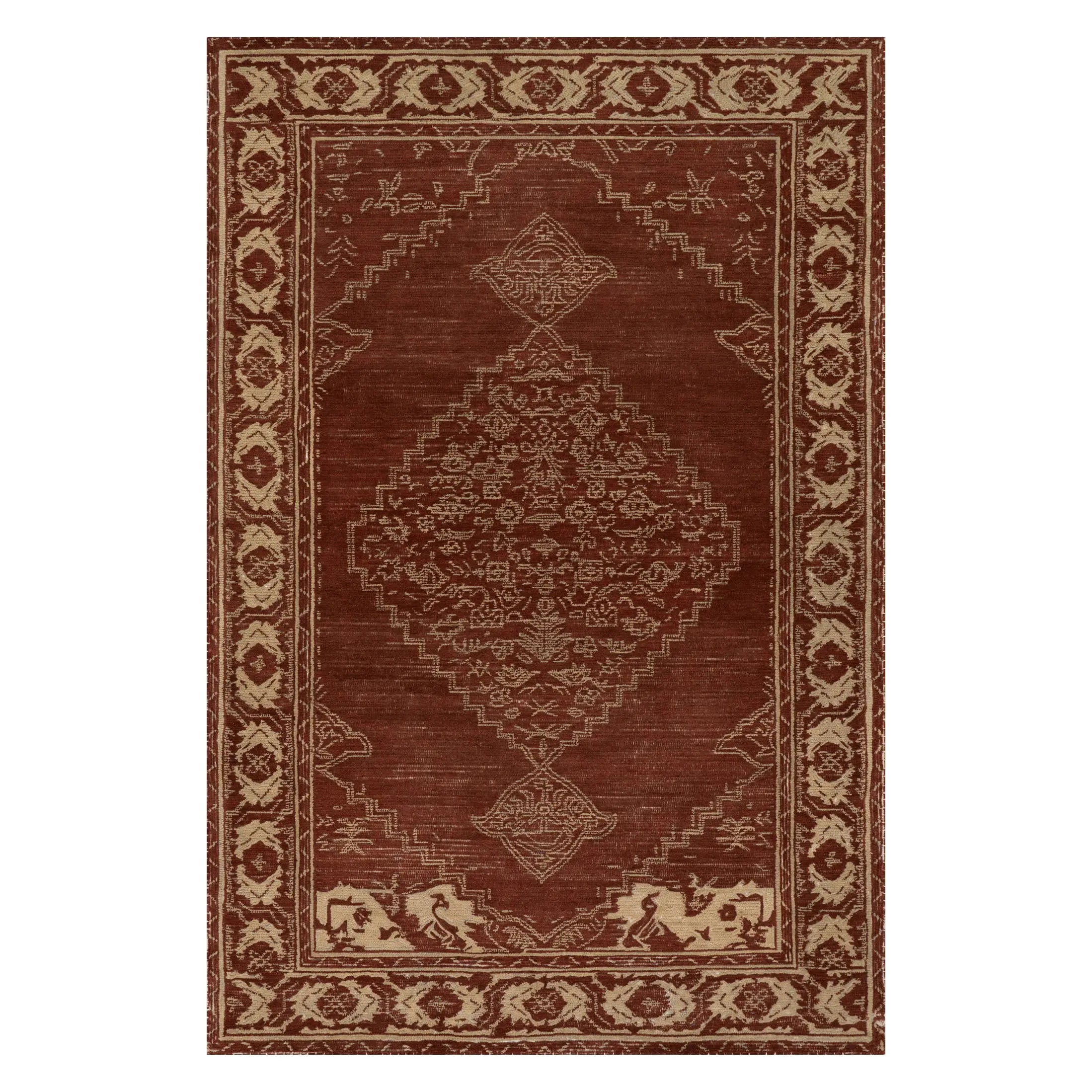 Dash & Albert Quenl Vintage Handmade Wool Rug