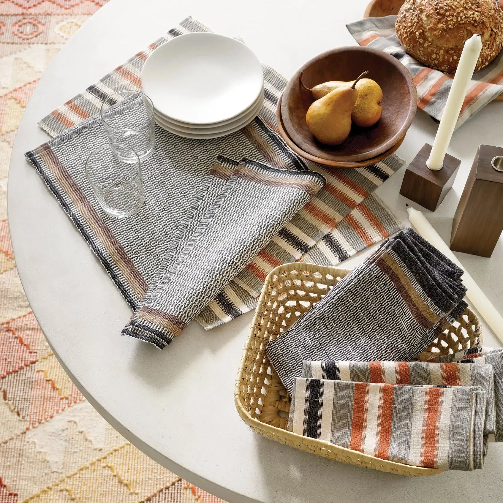 Xavier Stripe Placemat Set