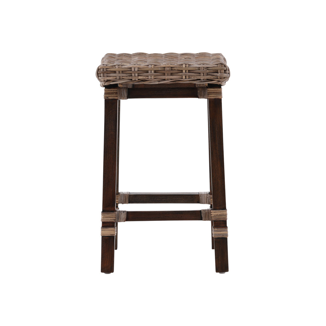 Country Woven Kubu Counter Stool