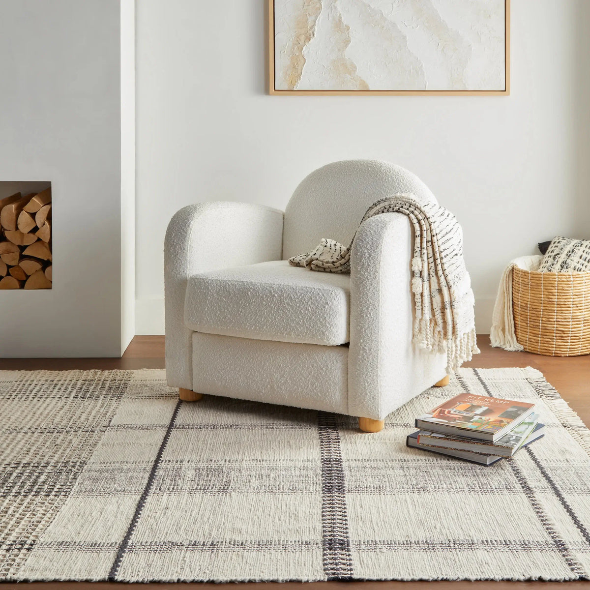 Dash & Albert Zole Plaid Handmade Cotton Rug