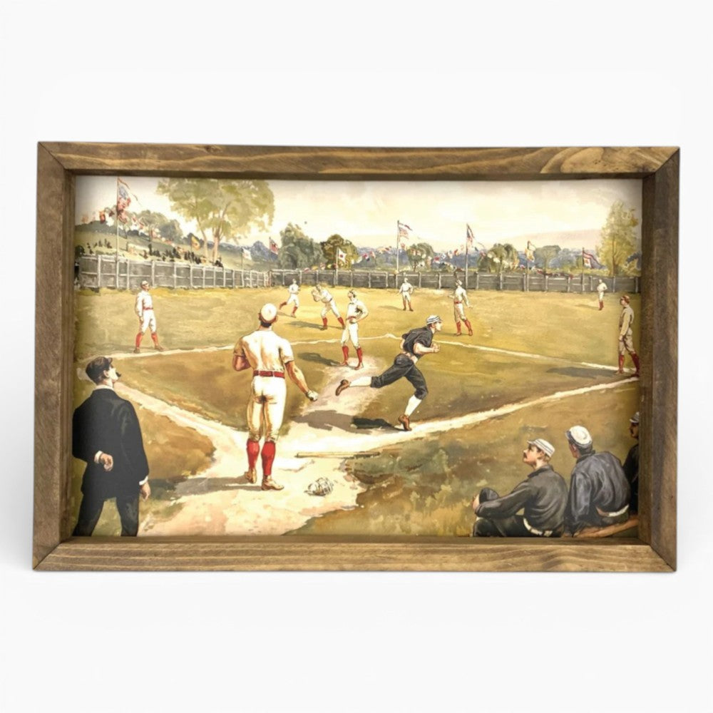 Baseball Game Framed Art