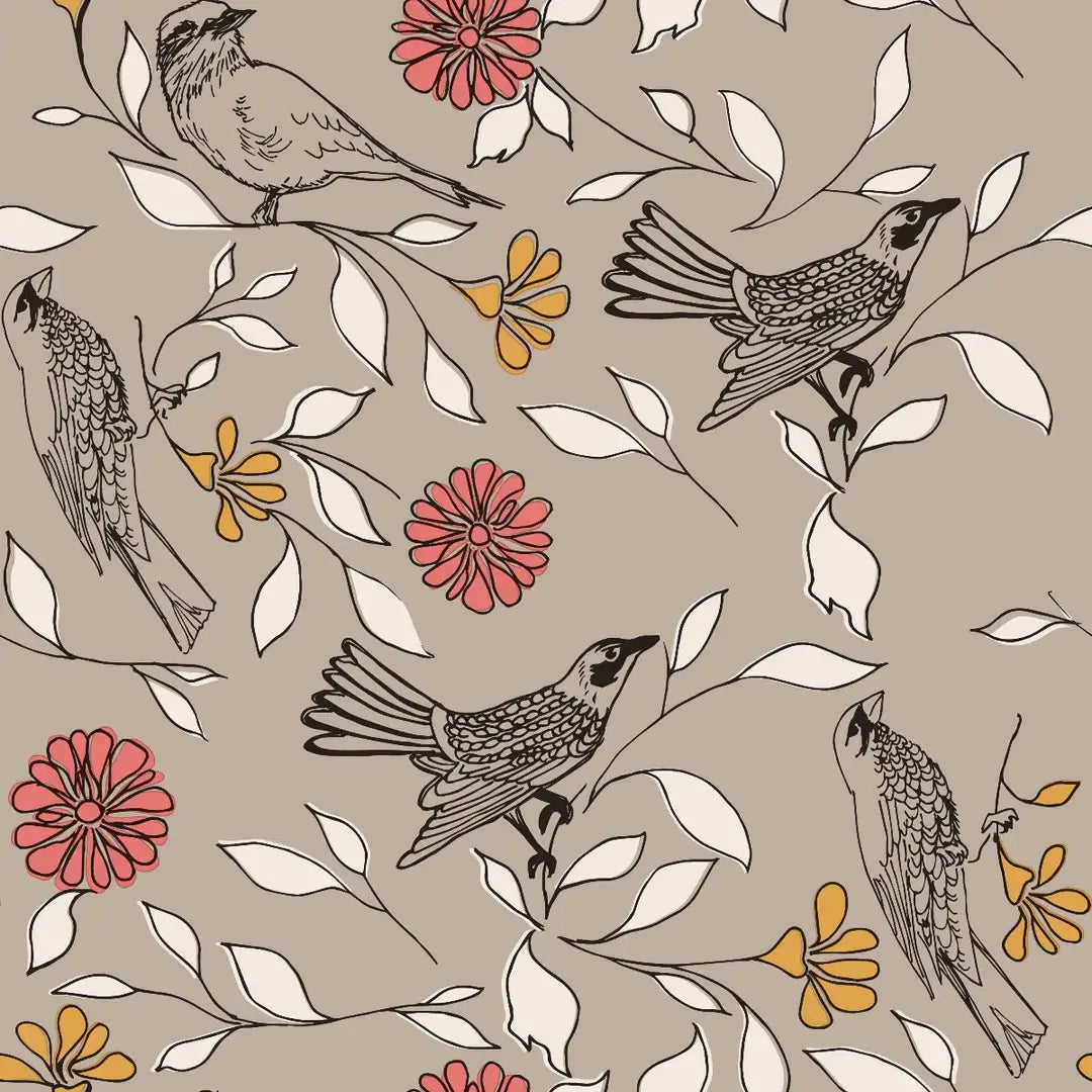 Birds Peel & Stick Wallpaper