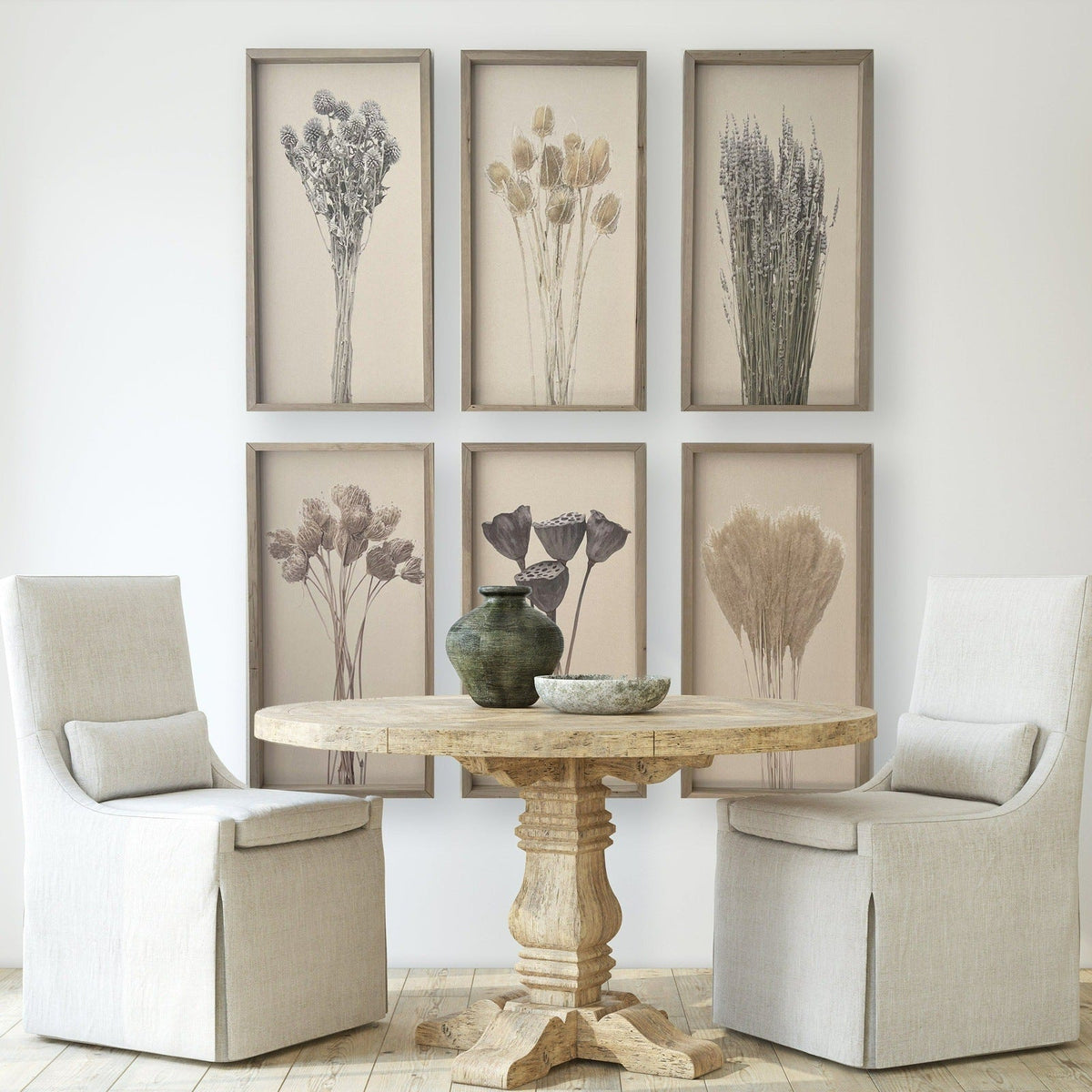 Botanical Canvas Print With Wood Frame | A Cottage in the City