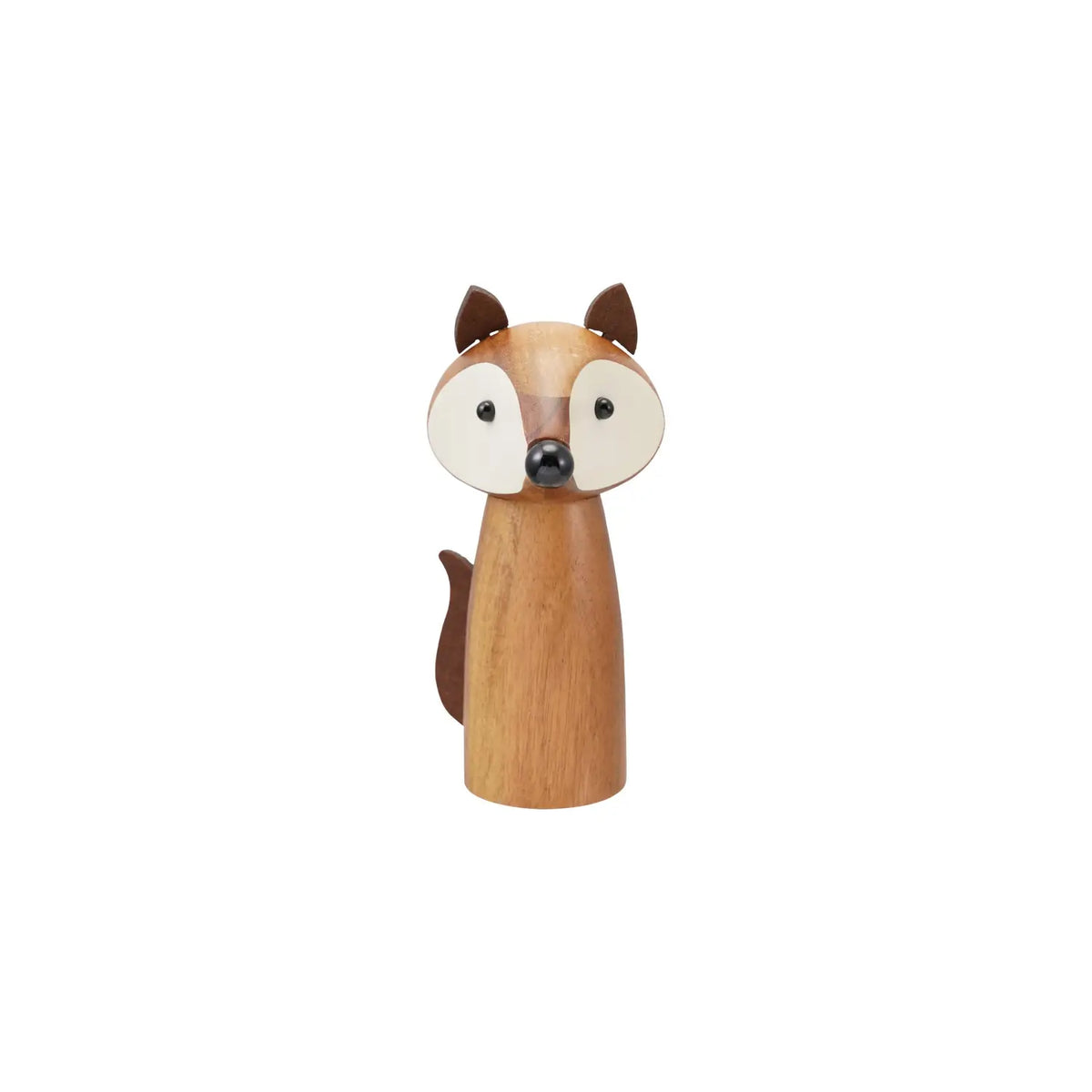 Acacia Wood Fox Shaped Salt Pepper Mill