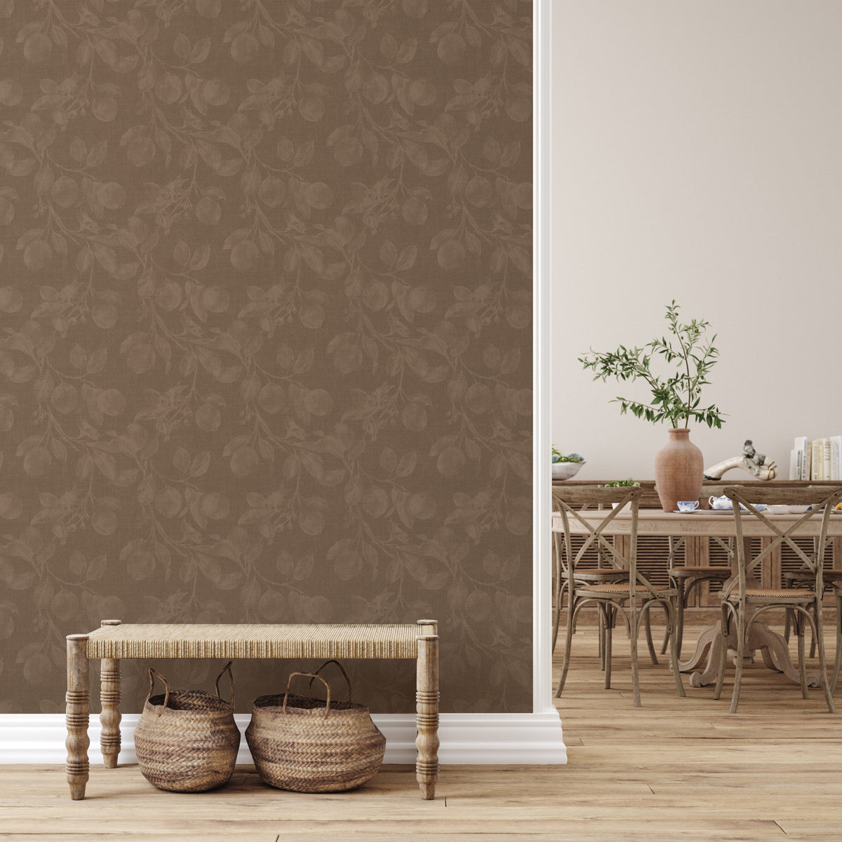 Monica's Orchard Peel & Stick Wallpaper