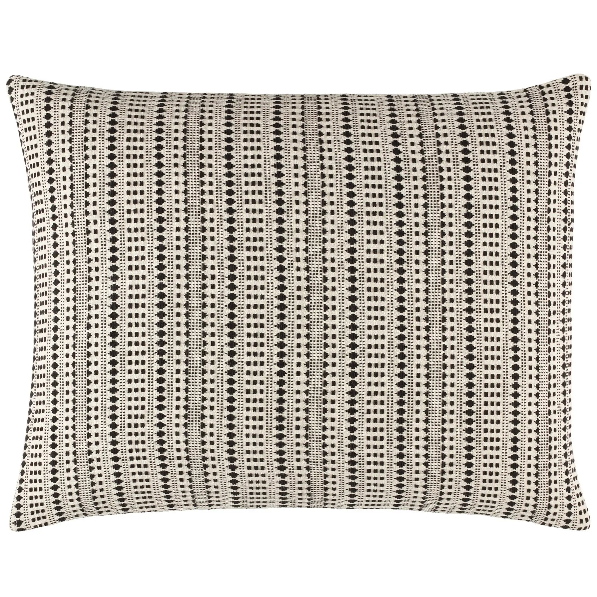 Pine Cone Hill Fira Jacquard Black Coverlet Sham