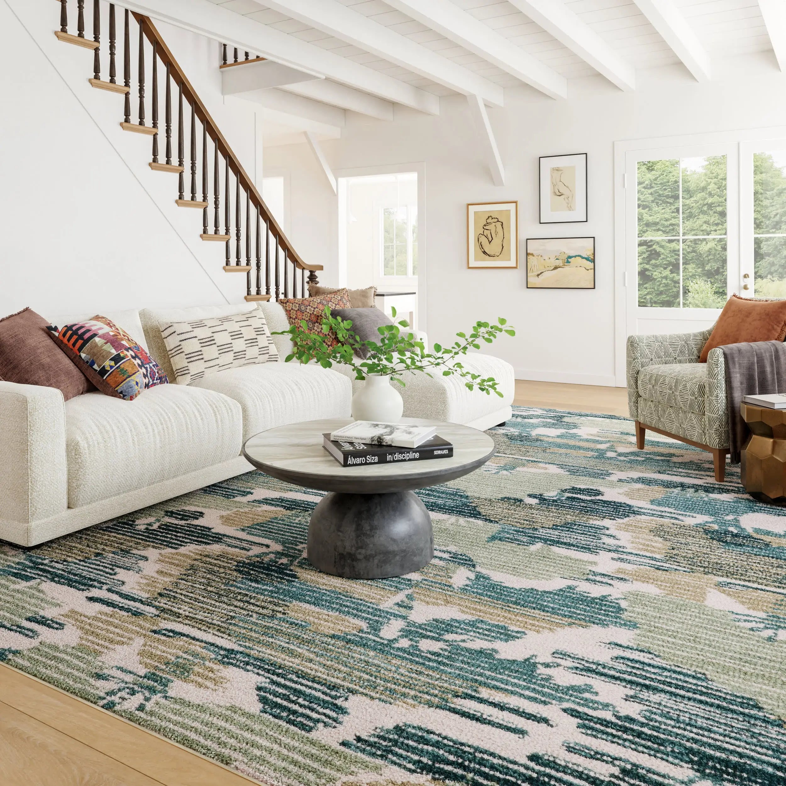 Ladycross Machine Washable Rug