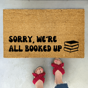 All Booked Up Doormat