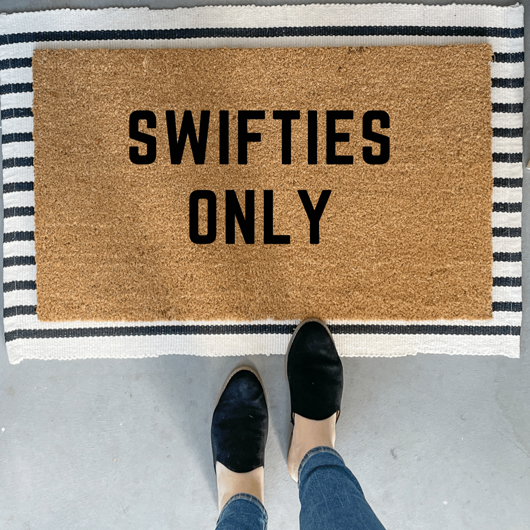 Swifties Only Door Mat